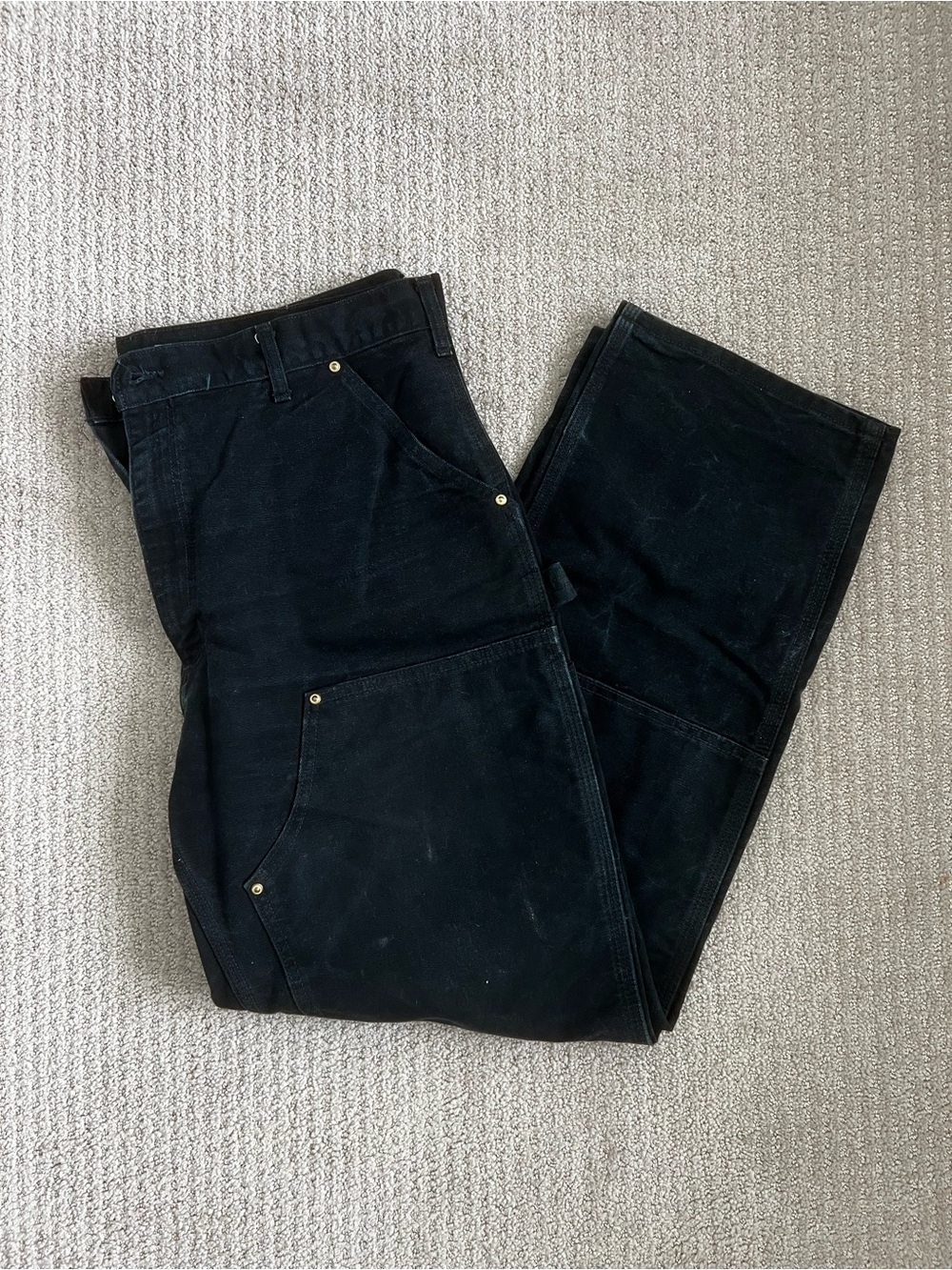 Carhartt Men’s Black Carpenter Pants